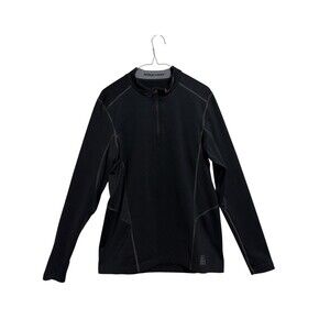 Nike Pro Dri-Fit Jacket Mens L Large Black 1/4 Zip Fitted Quarter Stretch Mock